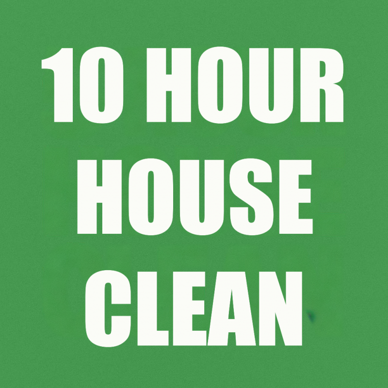 10 hour house clean